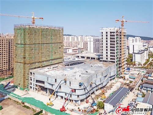 兴发娱乐集团杏山子公交首末站主体工程完工