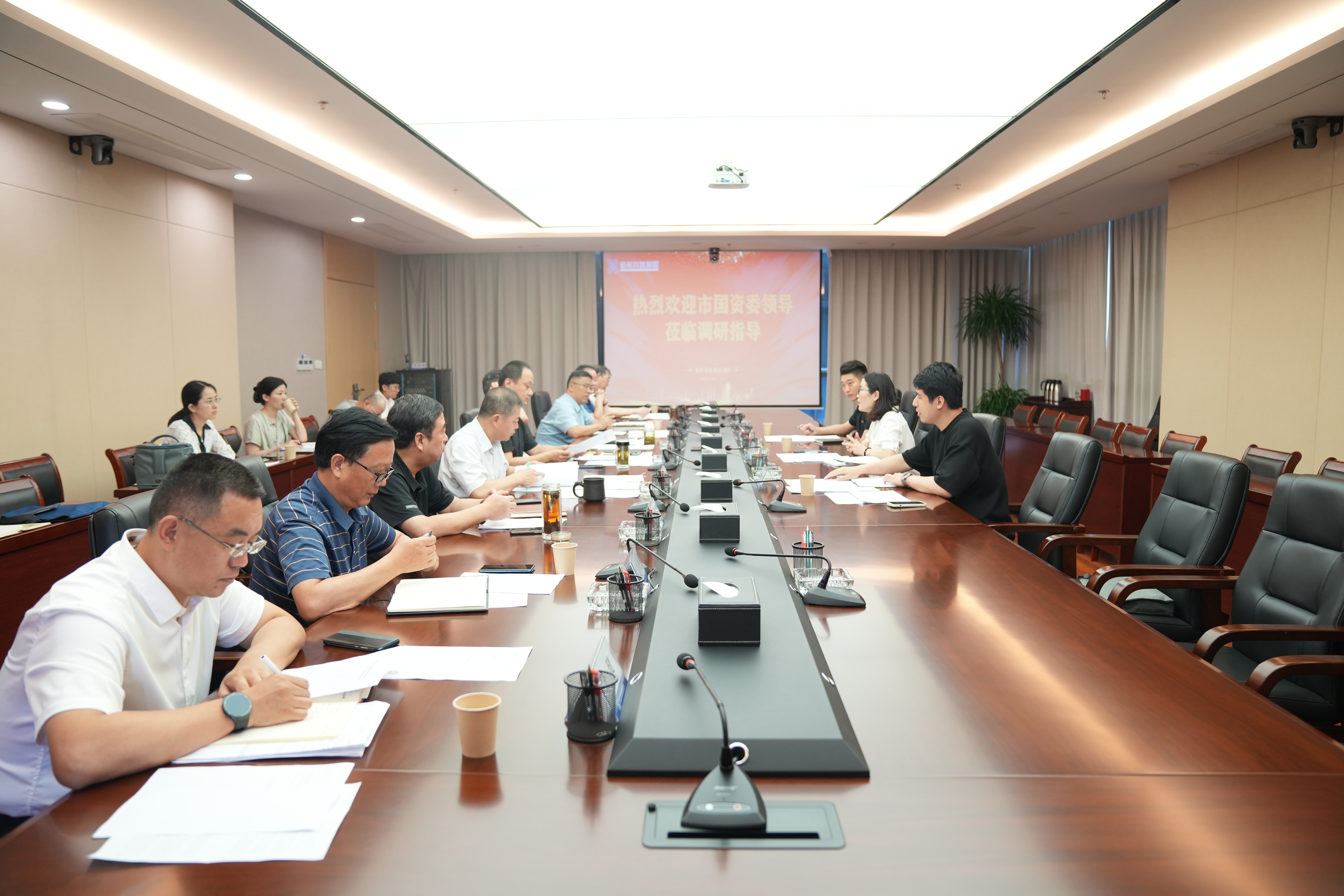 市国资委赴兴发娱乐集团调研上半年经济运行情形