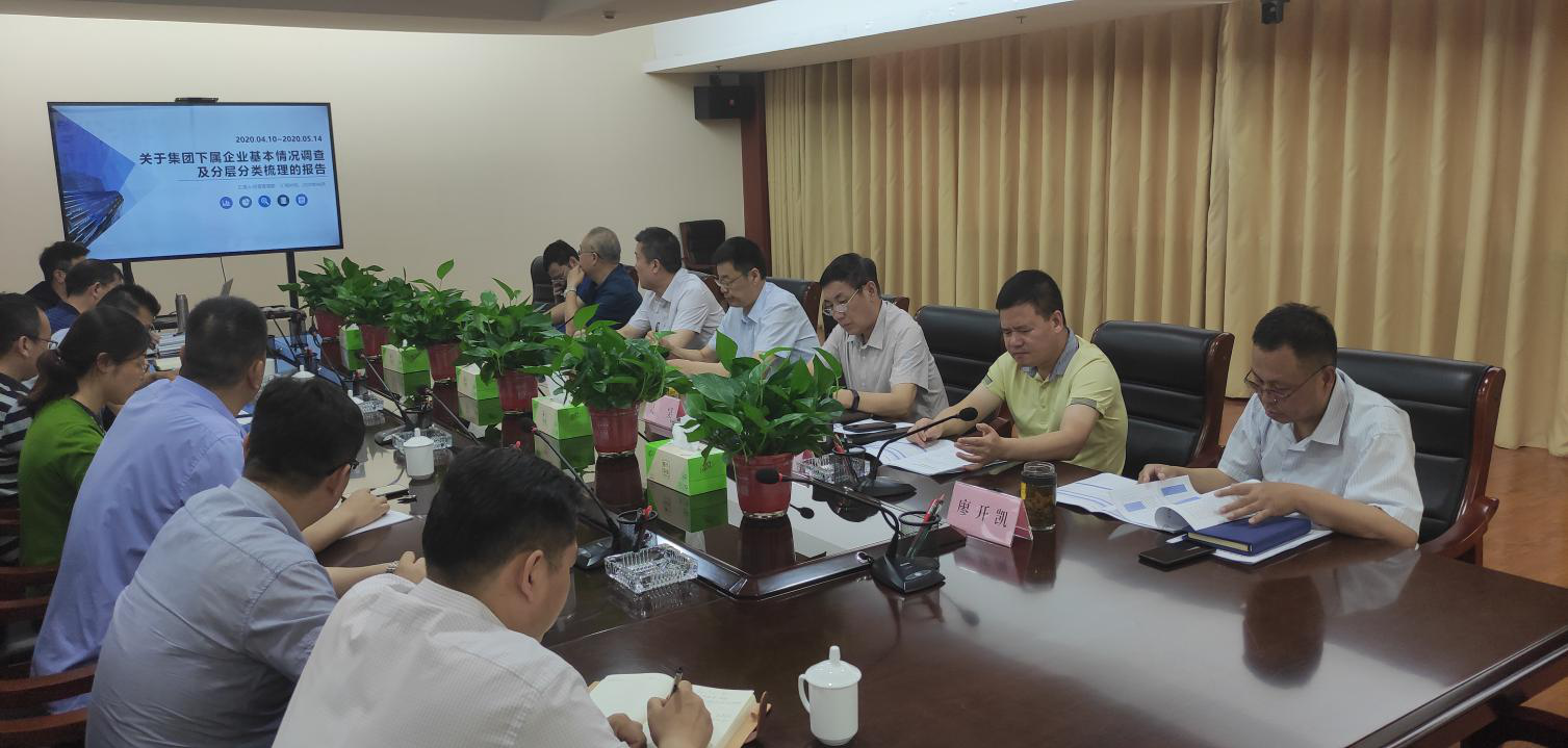 徐州兴发娱乐集团召开提质增效第一阶段集团下属企业基本情形视察及分层梳理专题会