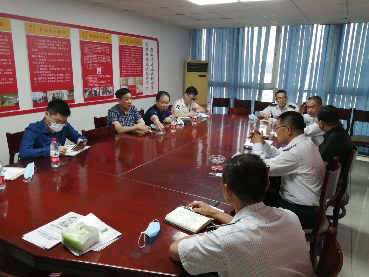 吴昊总司理对汽车南站开展清静生产检查