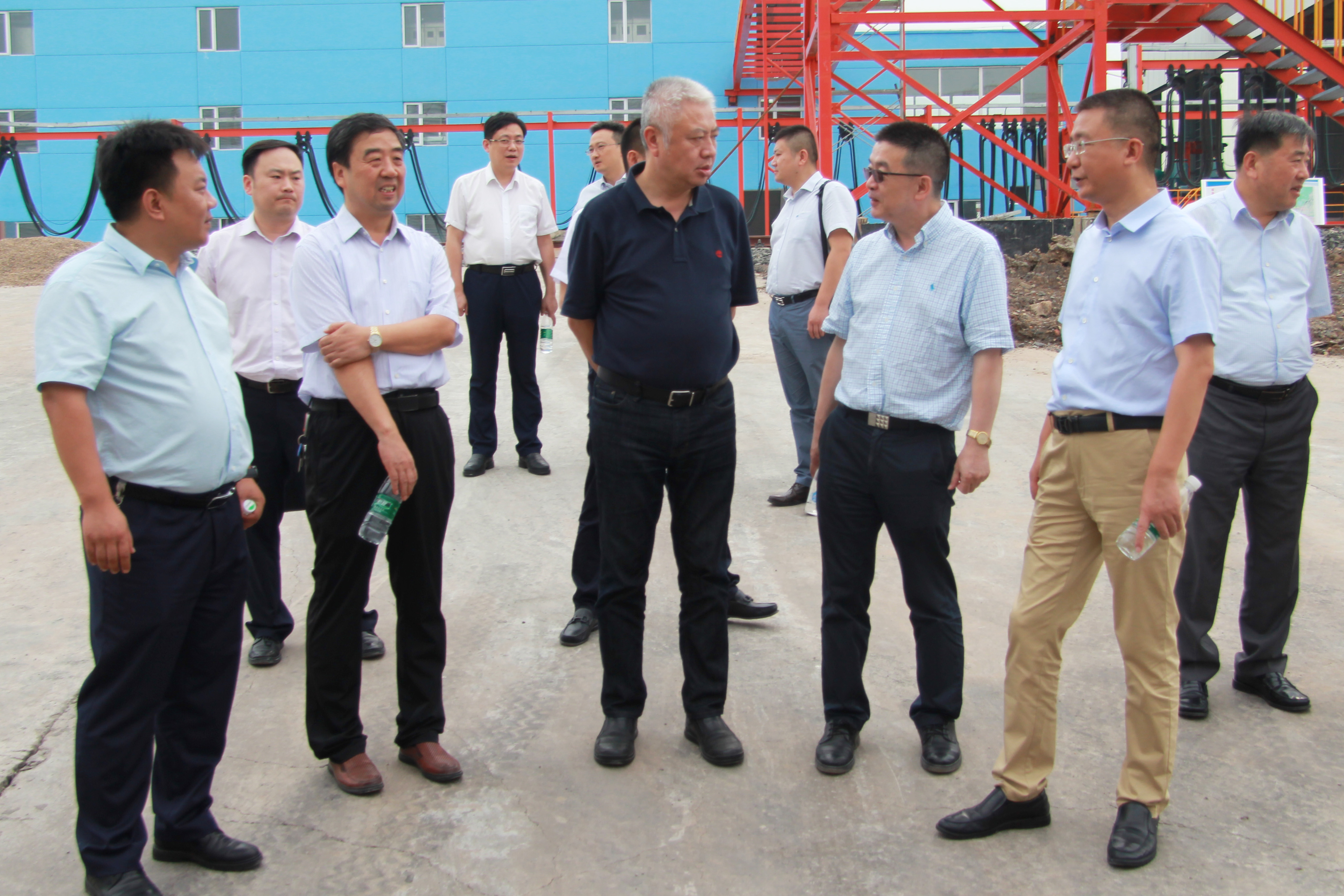 省口岸集团副总司理唐洪生调研顺堤河作业区