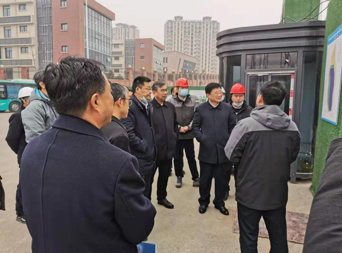 徐州市自然资源和妄想局卜凡敬局长调研集团生态公司放弃矿山生态修复项目希望情形